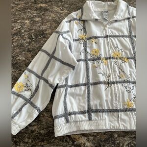 Women’s Koret White Zip-Up Jacket